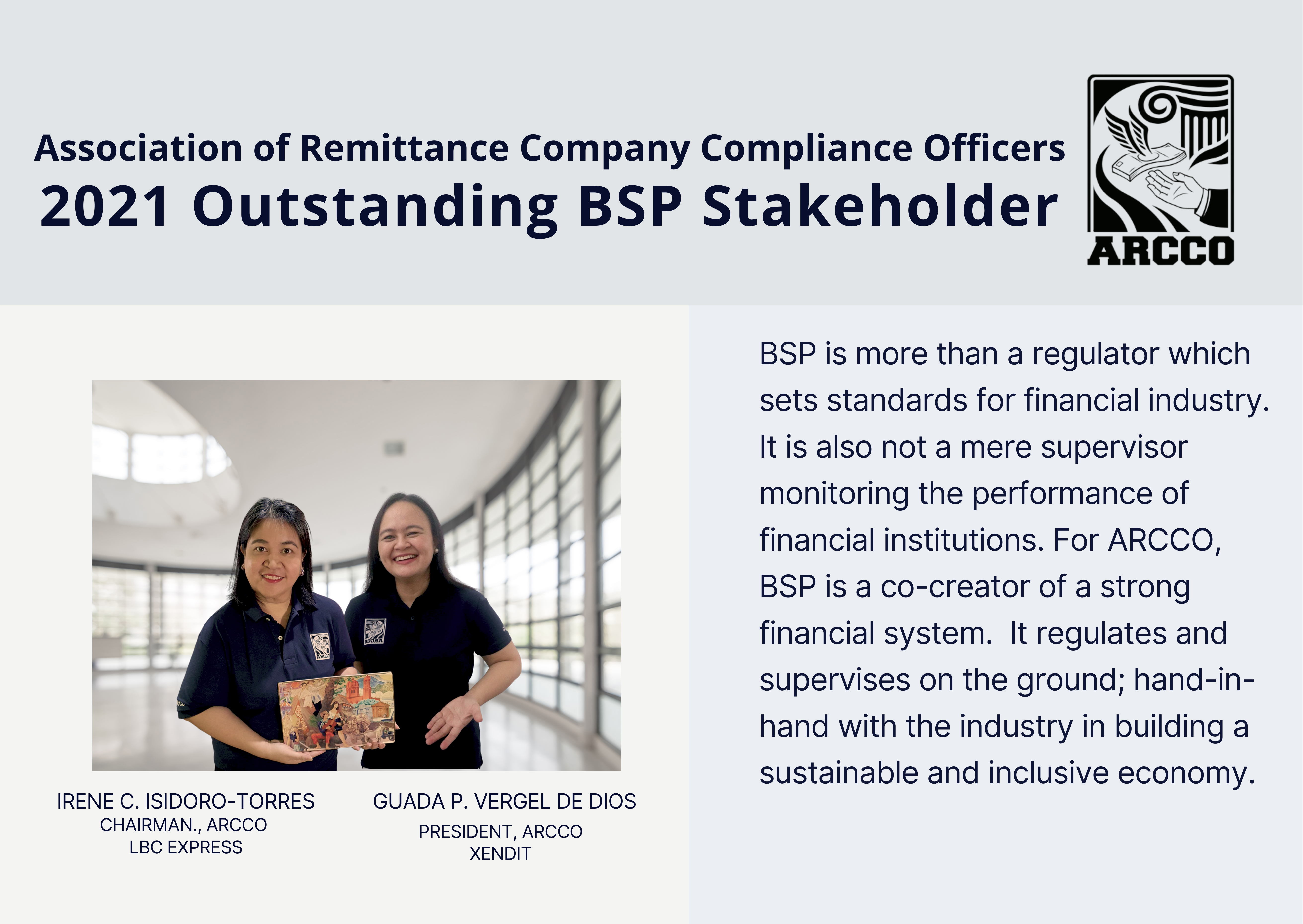 2021 Outstanding BSP Stakeholder  Copy