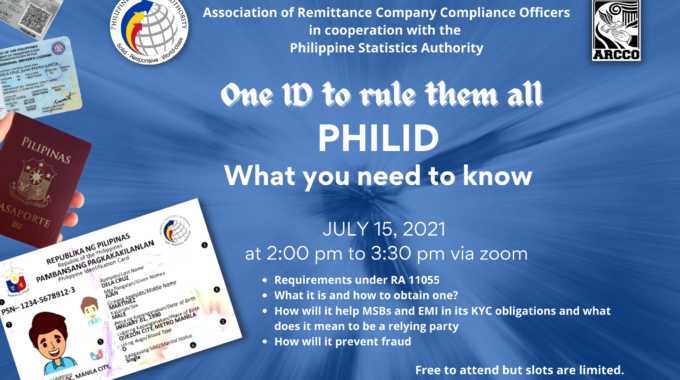 One ID To Rule Them All: PhilID